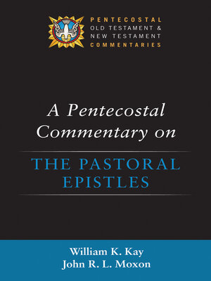 cover image of A Pentecostal Commentary on the Pastoral Epistles